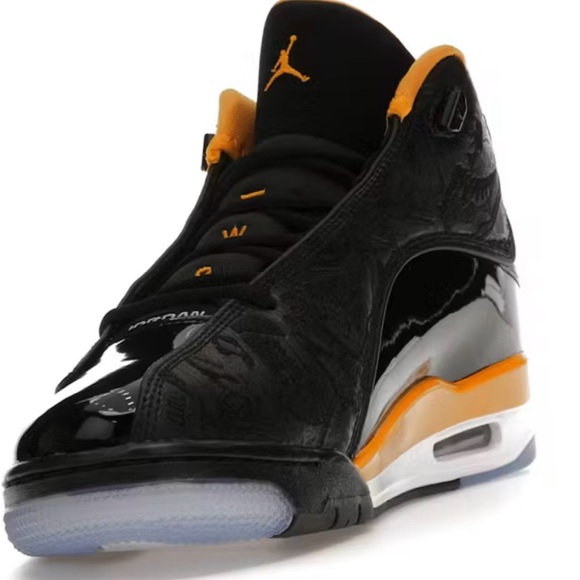 Dub Zero Black and Orange Sneakers - Picture 2 of 6